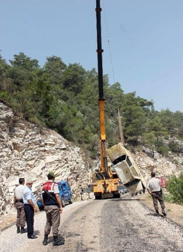 Çalınan Araç Barajda Bulundu