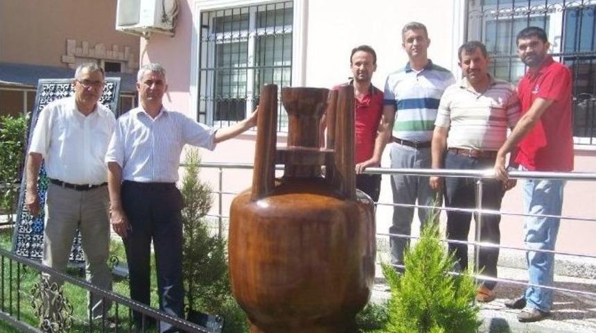 Alafaradın Kilimi Ve Fığla Bardağına &Ouml;zel Maket