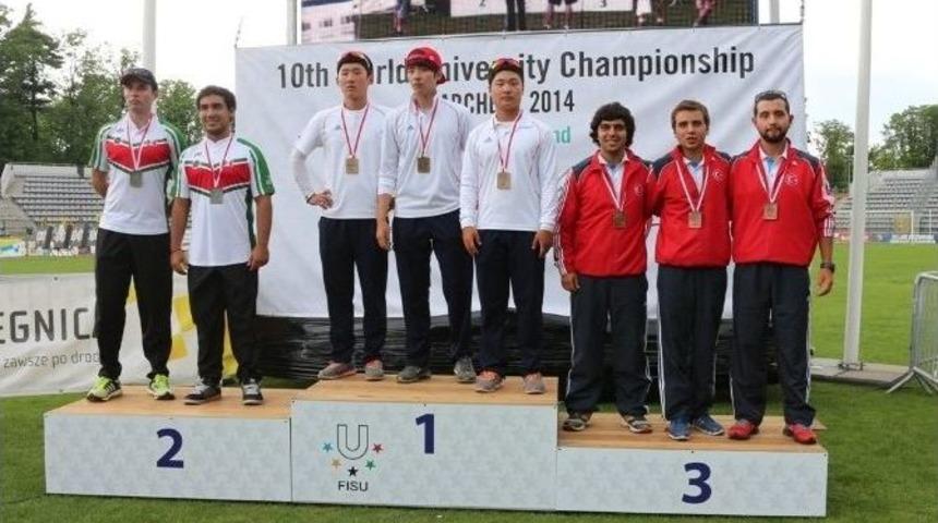 As&uuml; Ok&ccedil;uluk Takımı D&uuml;nya &Uuml;&ccedil;&uuml;nc&uuml;s&uuml; Oldu