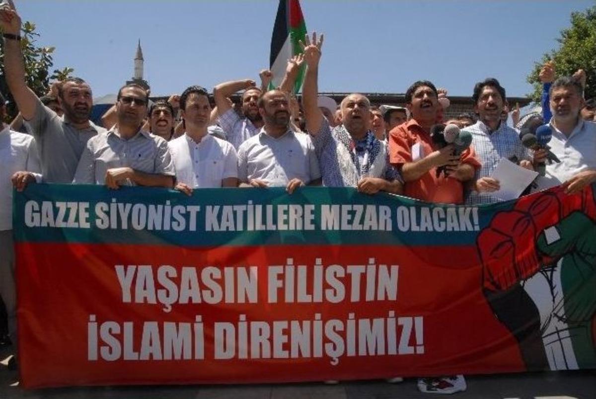 Diyarbakır&rsquo;da İsrail Protestosu