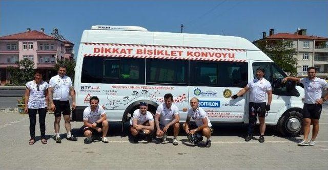 Yardım İ&ccedil;in Sarp&rsquo;tan İstanbul&rsquo;a Pedal &Ccedil;eviriyorlar 2