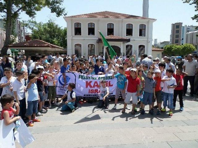 Agd Filistin Saldırısını Protesto Etti