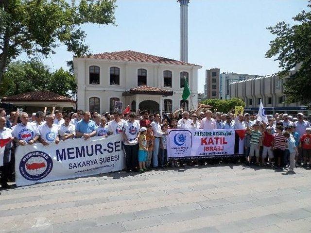 Agd Filistin Saldırısını Protesto Etti