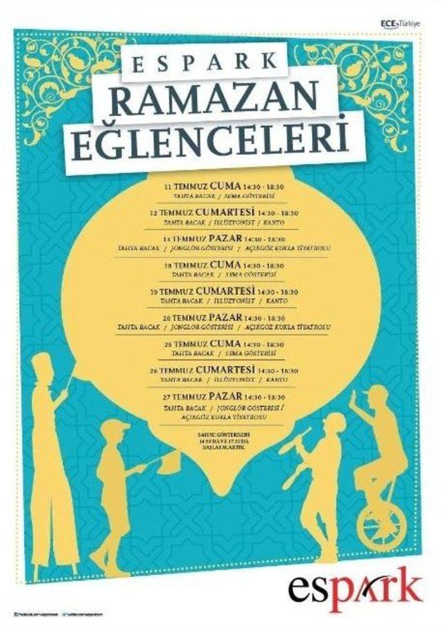 Espark&rsquo;ta Ramazan Eğlenceleri 1