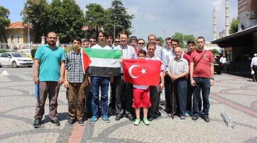 Edirne Anadolu Gen&ccedil;lik Derneği&rsquo;den Gazze Eylemi