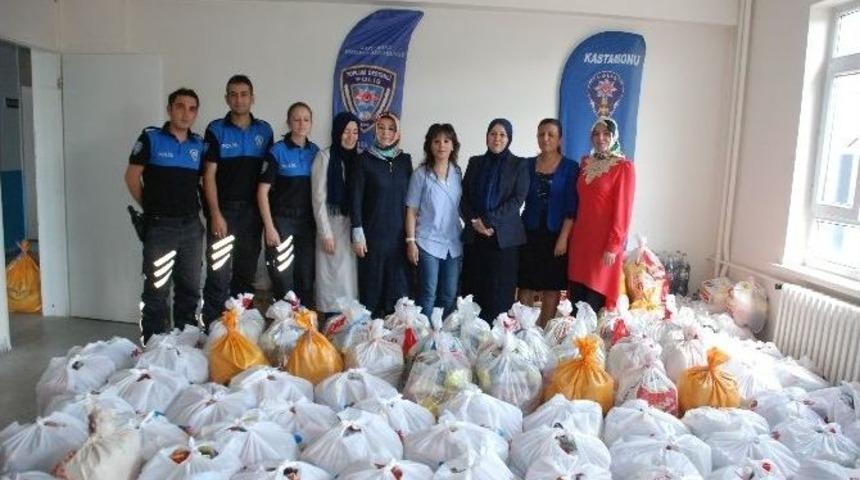 Polis&rsquo;ten İhtiya&ccedil; Sahibi Ailelere Yardım