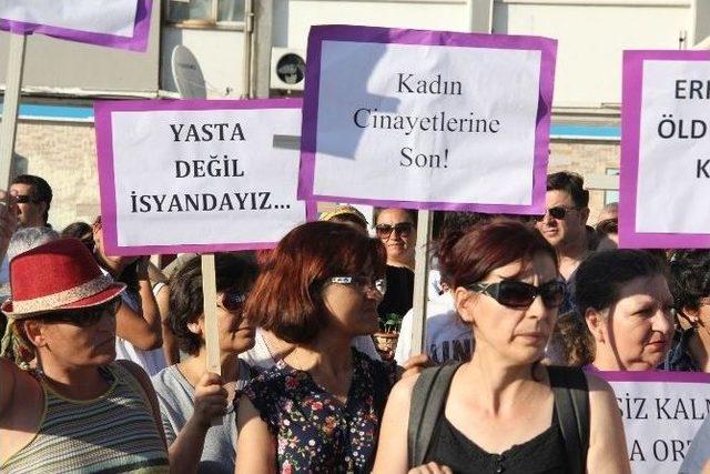 Çanakkale de Kadın Cinayetlerine Tepki 1