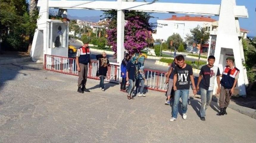 Dat&ccedil;a&rsquo;da 16 Ka&ccedil;ak G&ouml;&ccedil;men Yakalandı