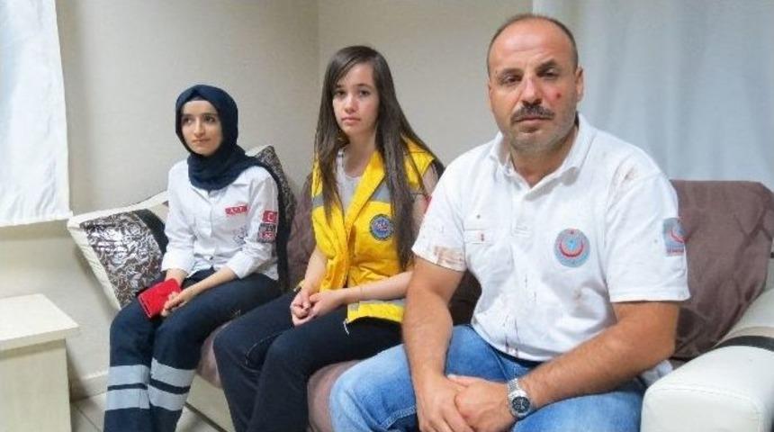 Ambulansı S&uuml;r&uuml;c&uuml;s&uuml;n&uuml; 112 Acil Servis İstasyonu&rsquo;nda Darp Etti