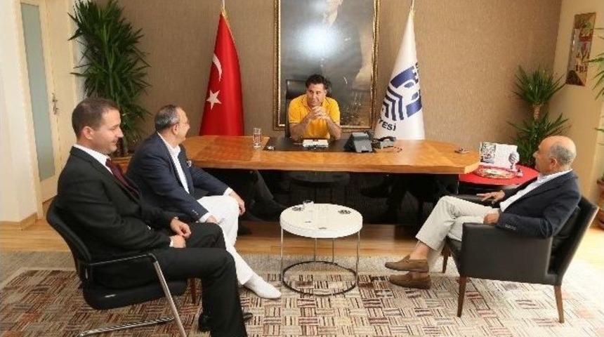 Doğuş Holding Yetkililerinden Başkan Kocadon&rsquo;a Ziyaret