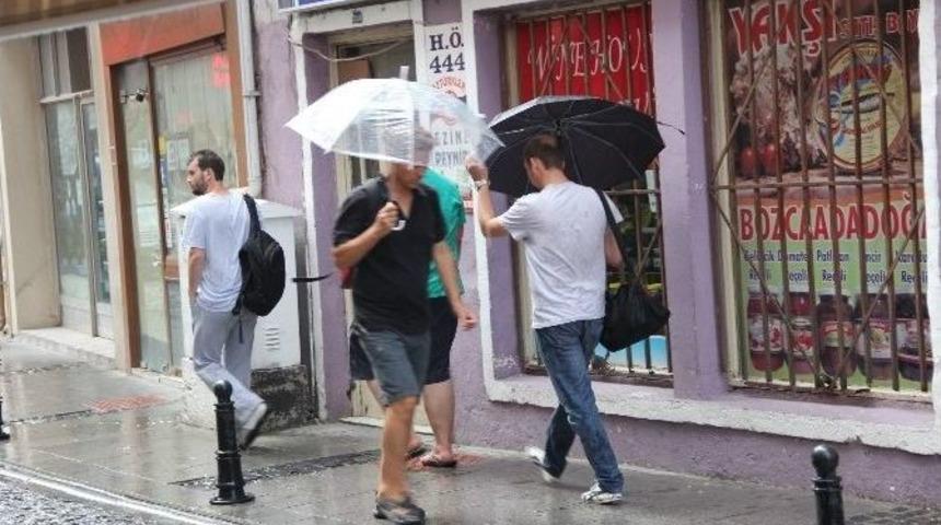 &Ccedil;anakkale&rsquo;de Serinleten Yağmur