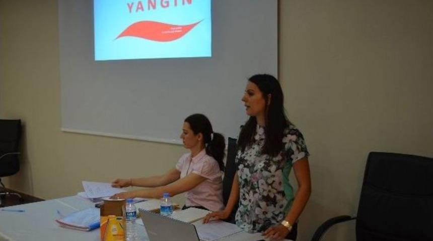 S&ouml;ke&rsquo;de İnşaat İş&ccedil;ilerine İş G&uuml;venliği Semineri