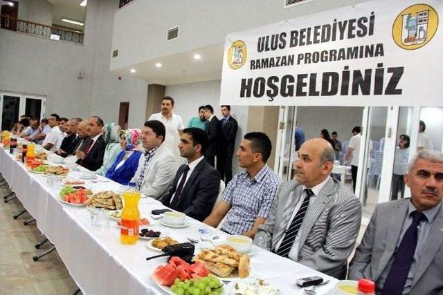 Ulus Belediyesi İftar Düzenledi