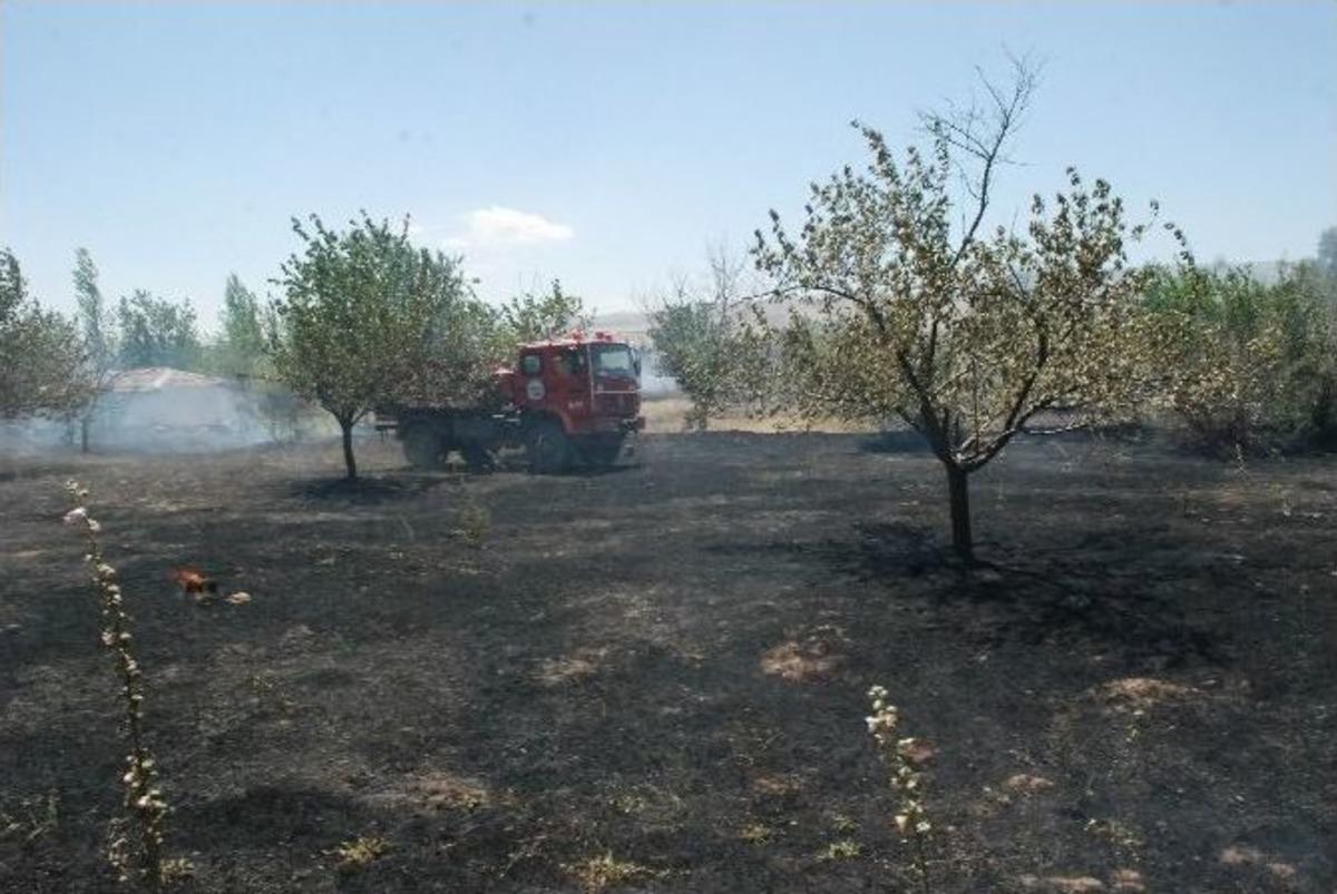 Afyonkarahisar&rsquo;da Arazi Yangını