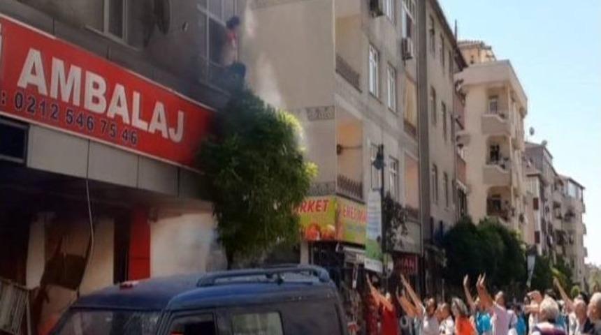 Hamile Kadınının Balkondan Atlaması Kamerada