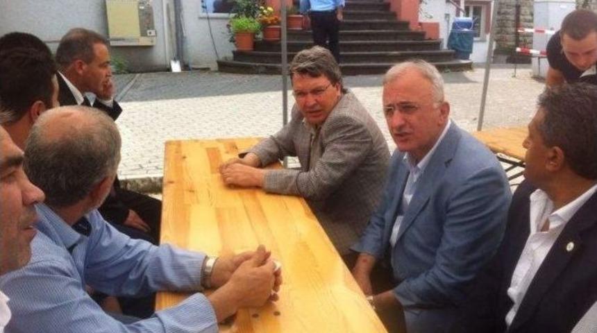 G&uuml;m&uuml;şhane Milletvekili Feramuz &Uuml;st&uuml;n Almanya&rsquo;da
