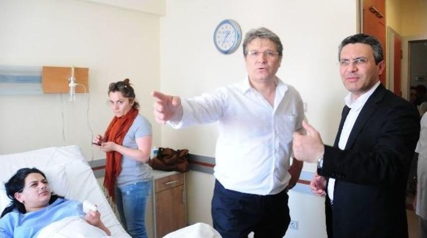 Balkondan Atlayan Hamile Kadın Hastanede