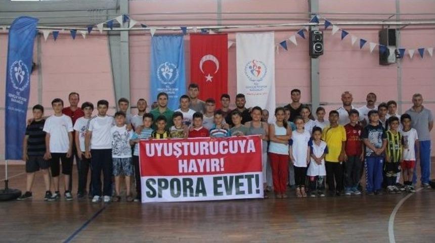 Alaplı&rsquo;da 'uyuşturucuya Hayır, Spora Evet' Projesi