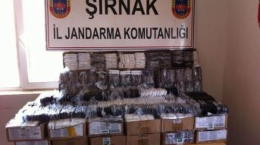 Şırnak'ta Cep Telefonu Ka&ccedil;ak&ccedil;ılarına Darbe