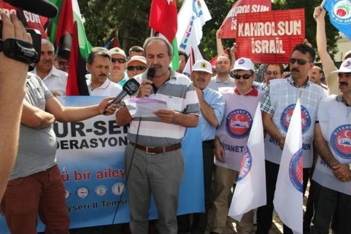 Memur-sen, Gazze Katliamını Protesto Etti