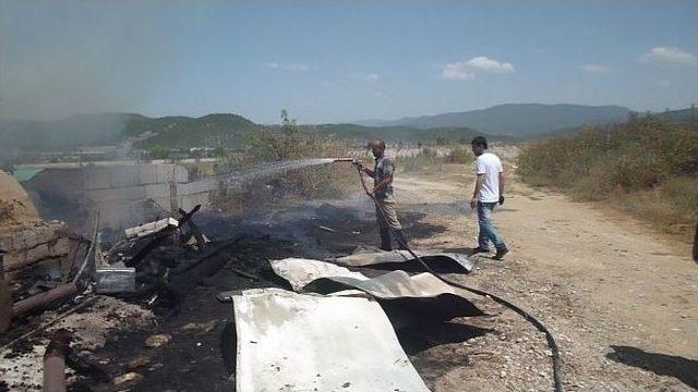 Osmaneli'nin Selimiye Köyünde Yangın