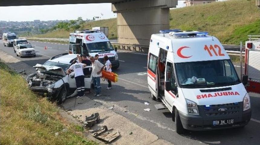 Tekirdağ'da Trafik Kazası: 4 Yaralı