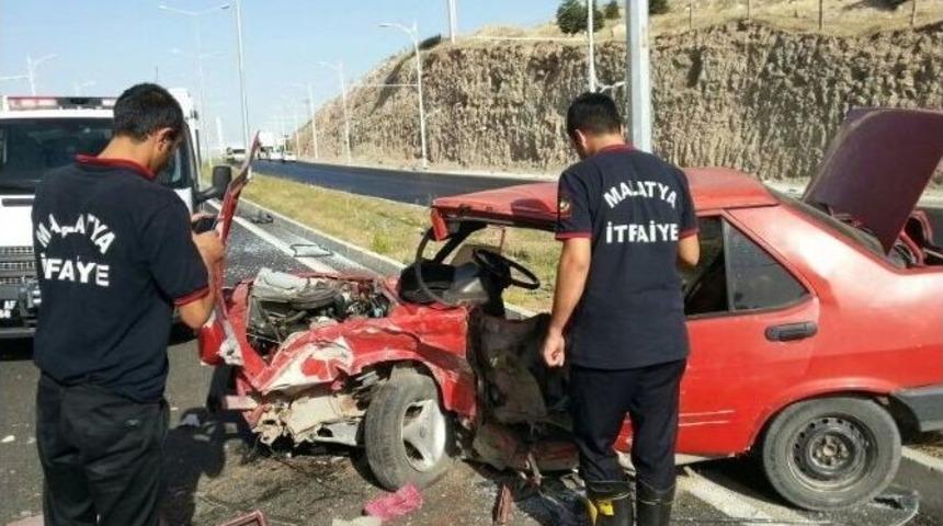 Malatya'da Zincirleme Kaza: 4 Yaralı