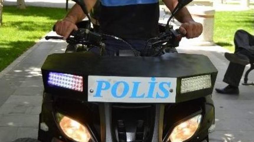Kayseri'de Polis Ekipleri Park Ve Bah&ccedil;elerde Asayişi Atv İle Sağlayacak