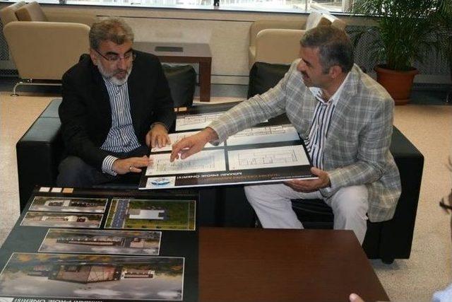 Enerji Ve Tabii Kaynaklar Bakanı Taner Yıldız dan Başkan Mustafa &Ccedil;elik e Hayırlı Olsun Ziyareti 1