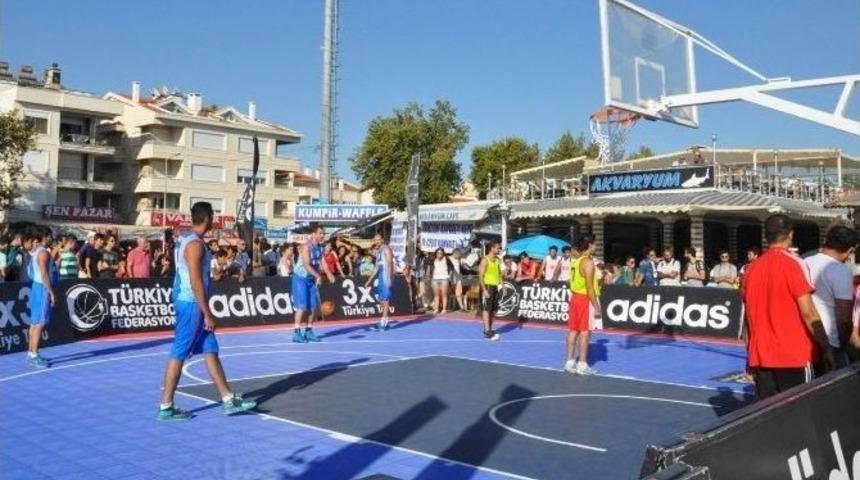 Ak&ccedil;ay&rsquo;da Sokak Basketbolu Heyecanı