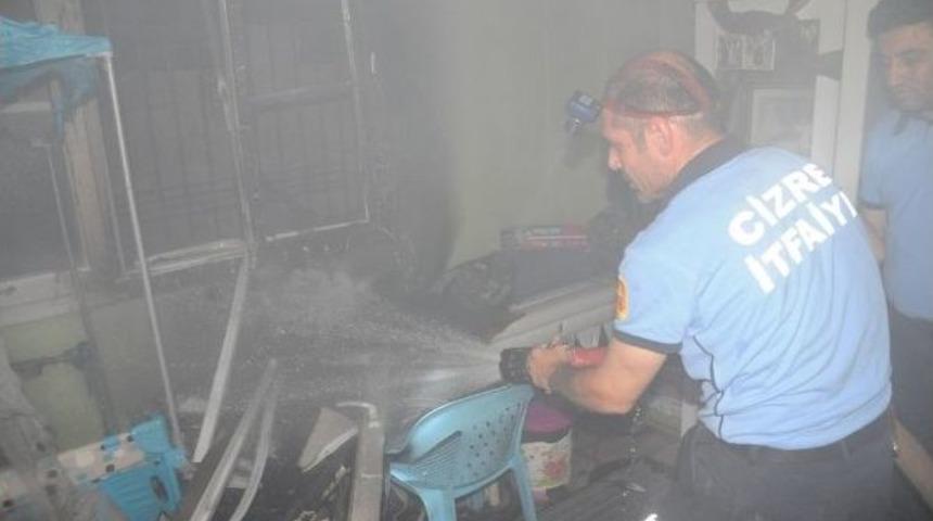 Cizre&rsquo;de Yangın Paniği