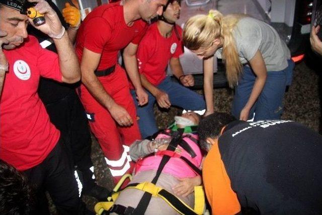 (&ouml;zel Haber) Uludağ da Kadın Dağcının Can Pazarı 1