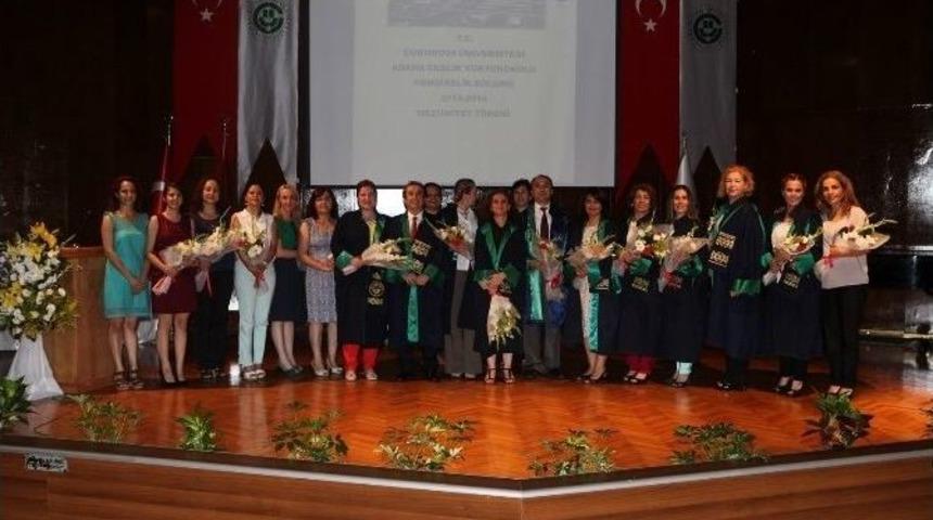 &Ccedil;&uuml; Adana Sağlık Y&uuml;ksekokulu 153 Ebe Ve Hemşireyi Mezun Etti