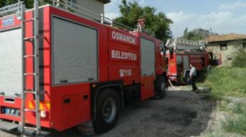Osmancık'ta Korkutan Yangın
