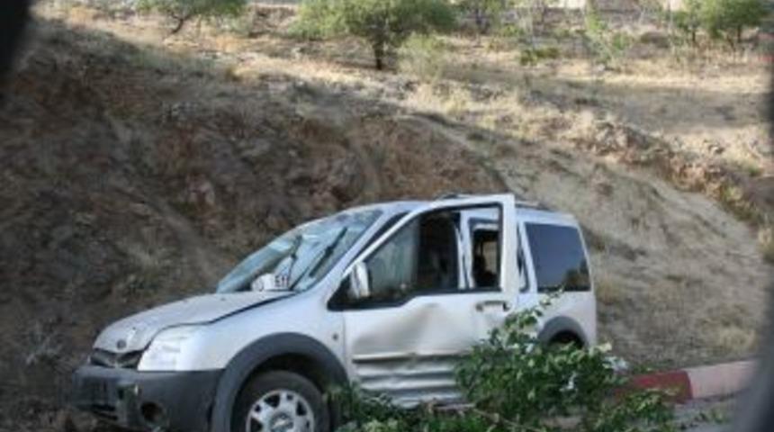 Harput'ta Trafik Kazası 1 Yaralı