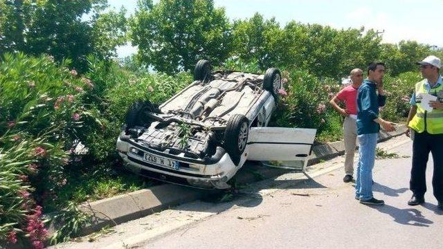 Otomobil Takla Attı: 2 Yaralı 1