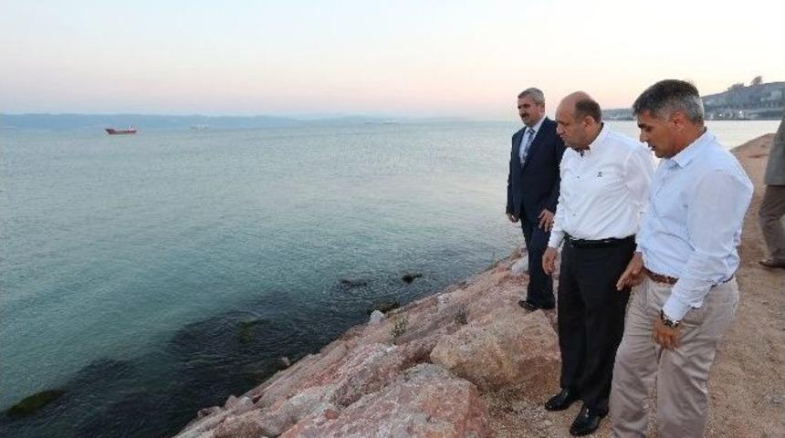 Bakan Işık Hereke&rsquo;de İncelemelerde Bulundu