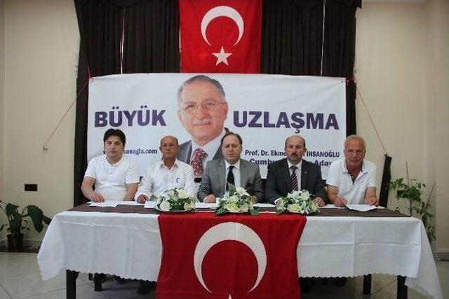 Bilecik&rsquo;te &ldquo;&ccedil;atı Aday&rdquo; Destek&ccedil;isi Siyasi Parti İl Başkanlarının Ortak Basın Toplantısı 1