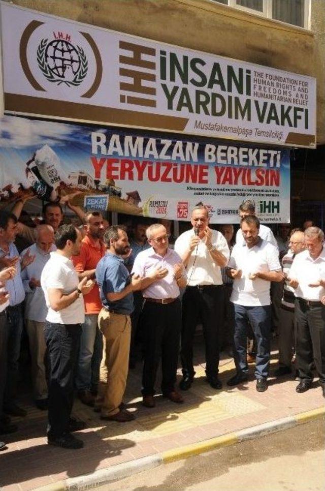 Mustafakemalpaşa İhh Temsilciliği A&ccedil;ıldı, İlk Yardım Suriye&rsquo;ye 1