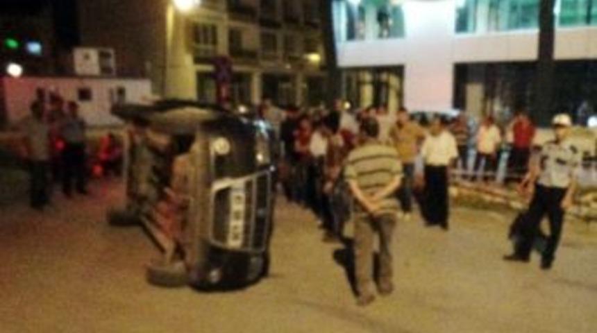 Bolu&rsquo;da Trafik Kazası Ucuz Atlatıldı
