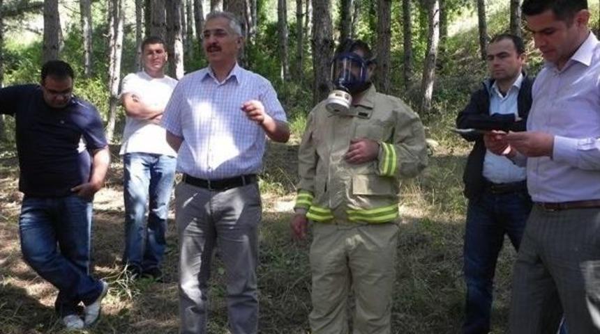 Kastamonu&rsquo;da Orman Yangınlarına M&uuml;dahale Eğitimi Verildi