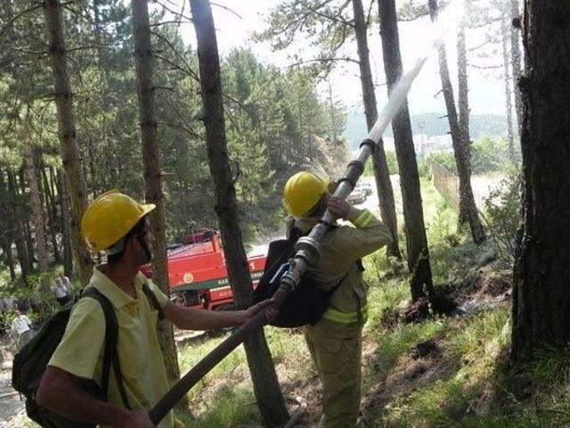Kastamonu&rsquo;da Orman Yangınlarına M&uuml;dahale Eğitimi Verildi 3