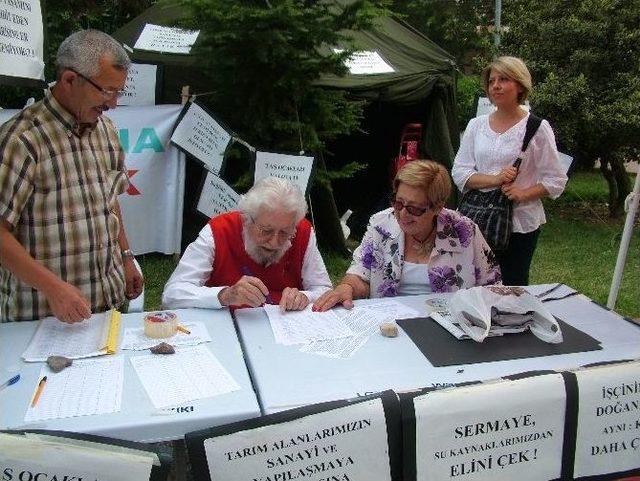 Taş Ocaklarına Kapasite Arttırılmasına Hayır Kampanyasına Toprak Dede'den Destek