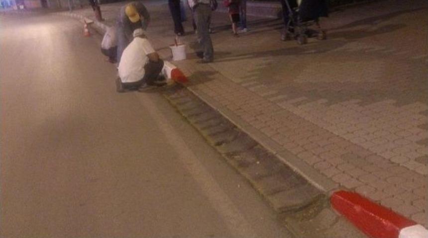 Sungurlu&rsquo;da Bord&uuml;rler Boyanıyor