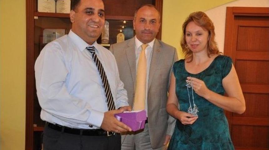 Kardeş Şehir Aznakay Belediye Başkanı Seydullin&rsquo;den Başkan Can&rsquo;a Ziyaret