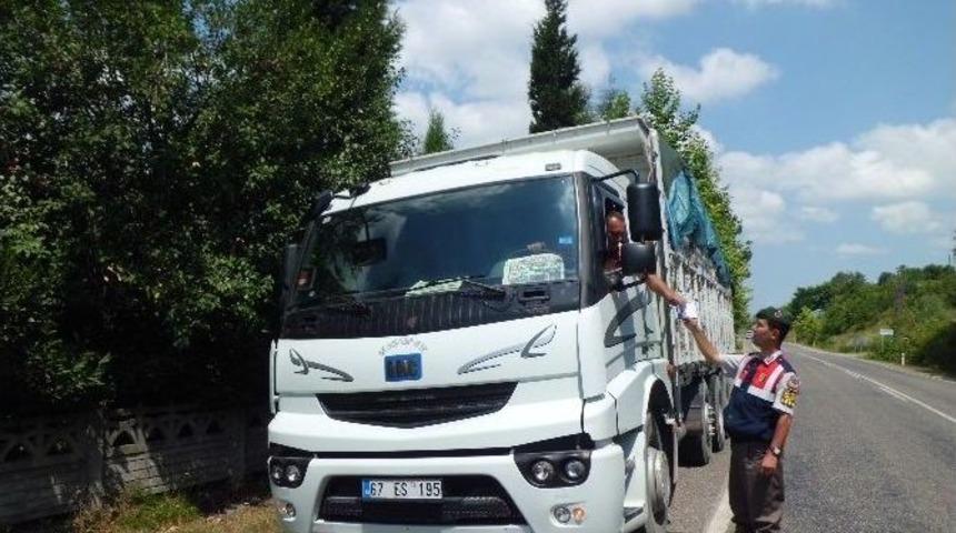 Jandarma'dan Tonaj Kontrol&uuml;