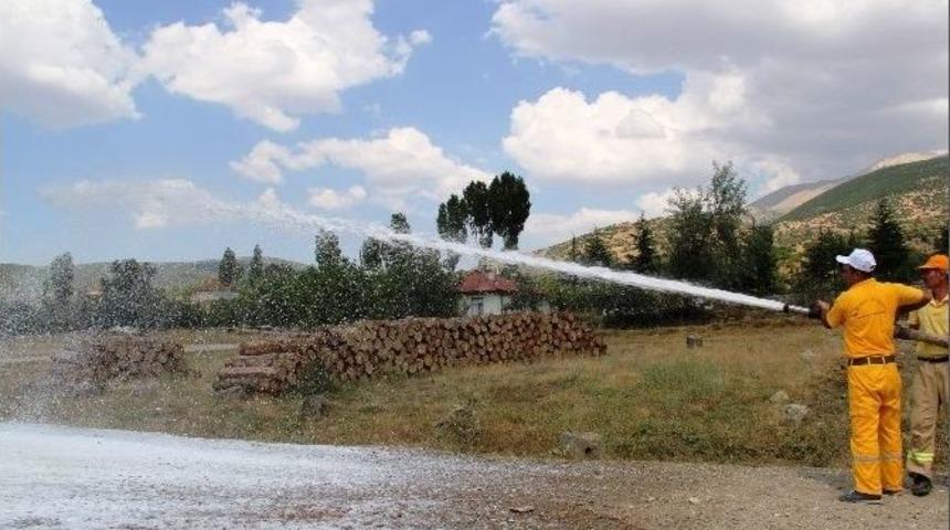 Isparta&rsquo;da Orman Yangını Tatbikatı