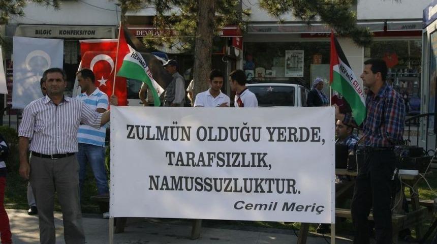 Beypazarı'nda, M&uuml;sl&uuml;man Toplumlara Yapılan Zul&uuml;m Kınandı