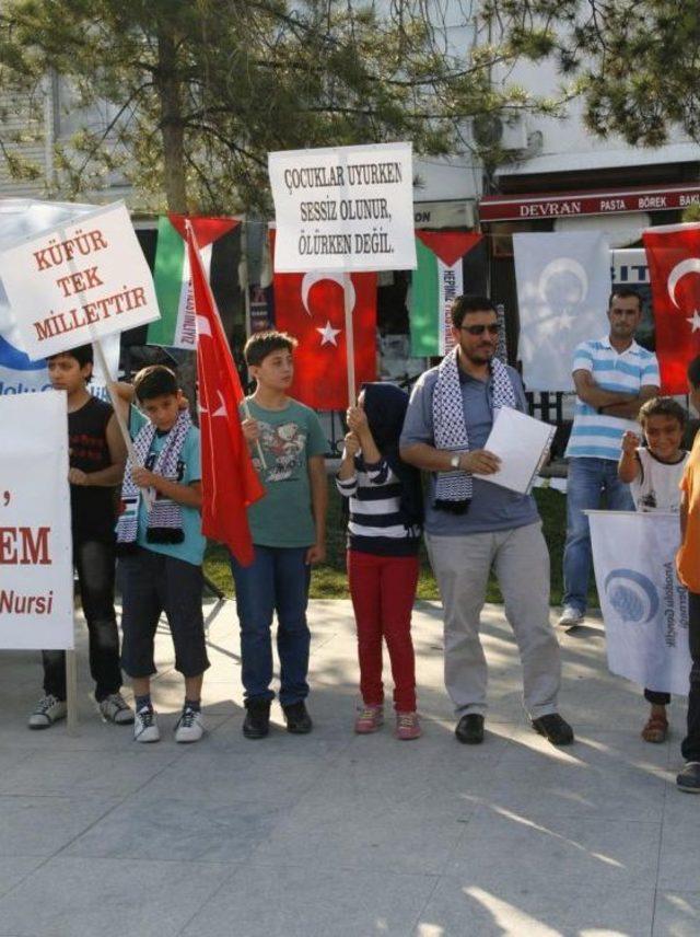 Beypazarı'nda, Müslüman Toplumlara Yapılan Zulüm Kınandı