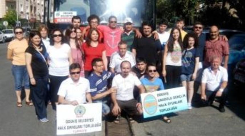 &Ouml;demiş Halkoyunları G&ouml;n&uuml;ll&uuml;lerinin 12 G&uuml;nl&uuml;k Avrupa Turu Başladı